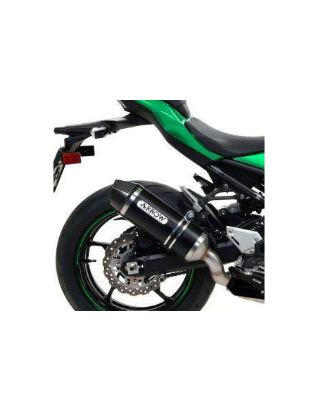 ARROW Escape aluminio negro fondo carbono RaceTech Dark Kawasaki Z900-E 17-