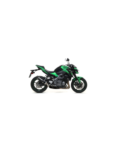 ARROW Escape aluminio negro fondo carbono RaceTech Dark Kawasaki Z900-E 17-