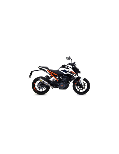 ARROW Escape aluminio fondo acero KTM Duke 125-390,RC 390 17- OC