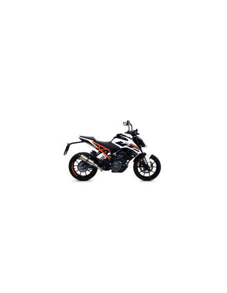 ARROW Escape titanio fondo carbono KTM Duke 125-390, RC 390 17- OC