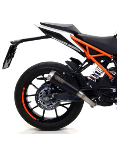 ARROW Escape acero negro KTM Duke 125-390 17-