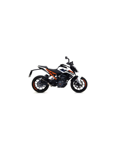ARROW Escape acero negro KTM Duke 125-390 17-