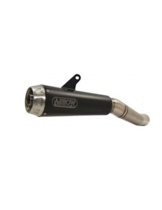 ARROW Escape acero negro Pro Race Kawasaki Z650-Ninja 650 17-20
