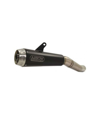 ARROW Escape acero negro Pro Race Kawasaki Z650-Ninja 650 17-20