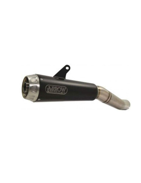 ARROW Escape acero negro Pro Race Kawasaki Z650-Ninja 650 17-20