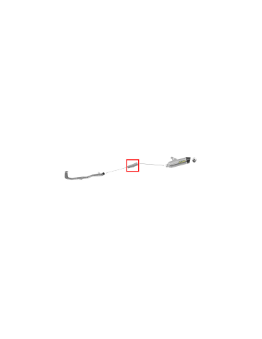 ARROW Conector central de acero inoxidable BMW C650SPORT 16-