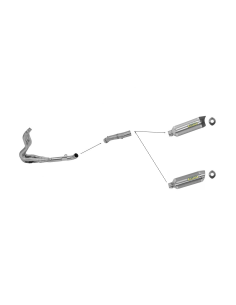 ARROW Conector adaptador acero Suzuki GSXR 600 11-16 y GSXR 750 11-16 2