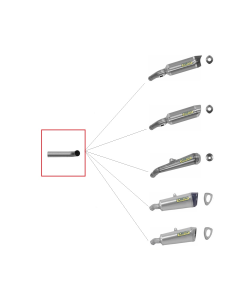 ARROW Conector central acero SUZUKI GSX-R 600/750 06-07 2