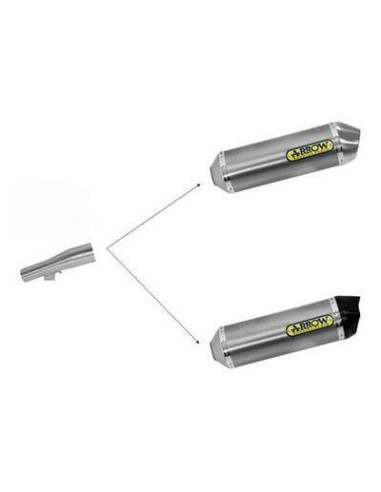 ARROW Colector acero Honda NC 700S/X - 750 - Integra 700 - 750