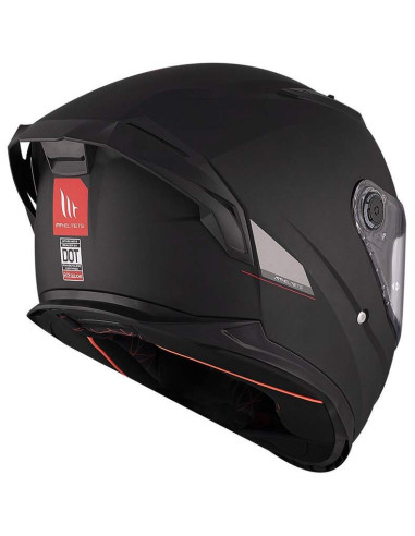 MT HELMETS Casco integral Modelo Braker SV Negro Mate 22.06 Homologado