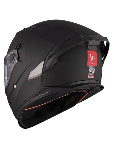 MT HELMETS Casco integral Modelo Braker SV Negro Mate 22.06 Homologado
