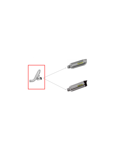 ARROW Conector central acero Racing Benelli BN302S 19-