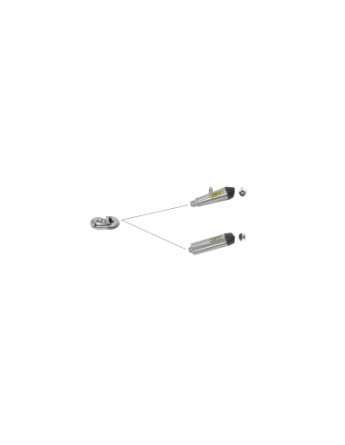 ARROW Colector adaptador acero HONDA CBR1000RR 08-16