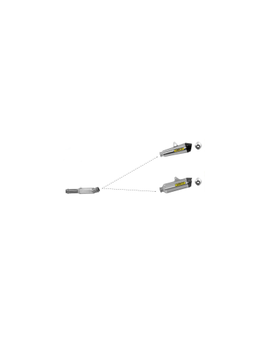 ARROW Conector acero adaptador KTM 1290 SuperDuke 14-