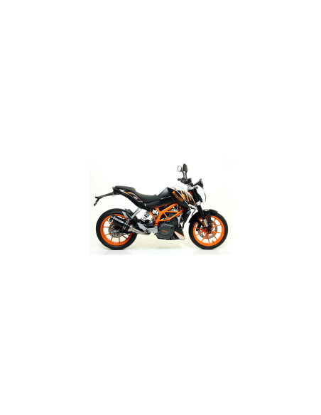 ARROW Escape aluminio negro fondo carbono KTM RC125/390 15-16DUKE 390 13-16
