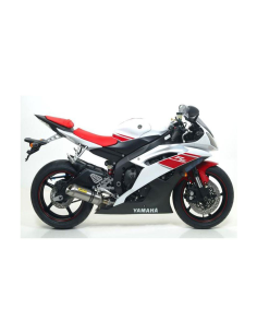 ARROW Escape aluminio fondo acero THUNDER YAMAHA YZF 600 R6 06- 2