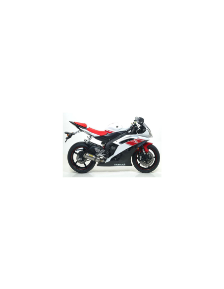 ARROW Escape aluminio fondo acero THUNDER YAMAHA YZF 600 R6 06-