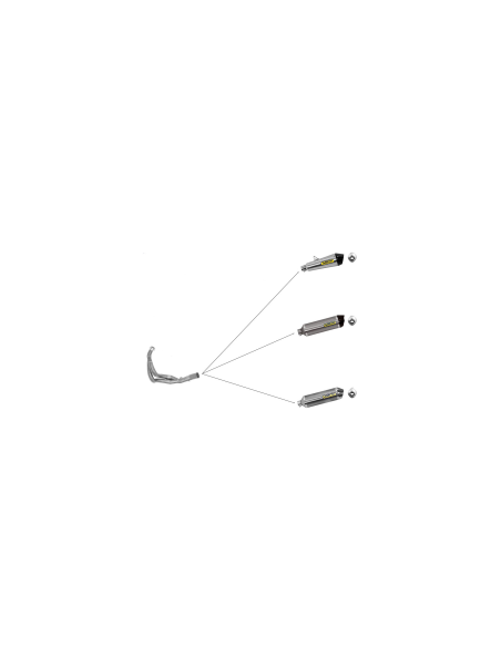 ARROW Colector RACING acero Kawasaki ER6N, ER6F 12-16 y Versys 650