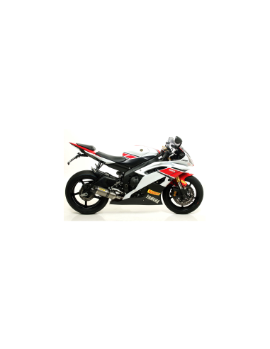 ARROW Escape aluminio fondo carbono THUNDER YAMAHA YZF 600 R6 06-