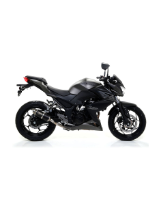 ARROW Kit escape acero negro GP2 KAWASAKI NINJA 250/300 13-15 y Z300 15-16 2