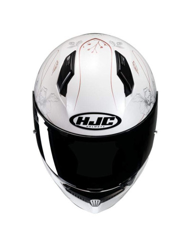 Hjc Helmet c10 Epik Blanco brillo