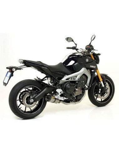 ARROW Escape aluminio fondo carbono Yamaha MT09 13- / MT09 Tracer 15- OC