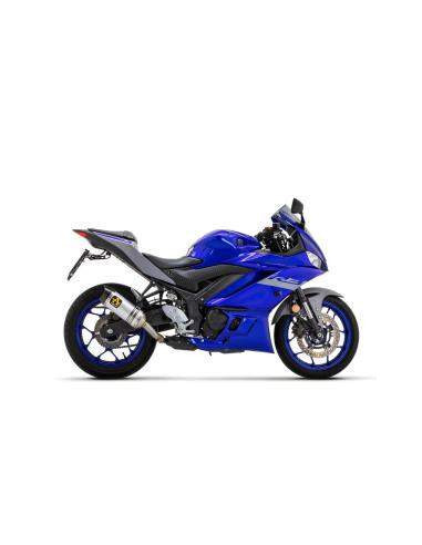ARROW Escape aluminio fondo carbono Yamaha MT-03, YZF R3 / R25 15-