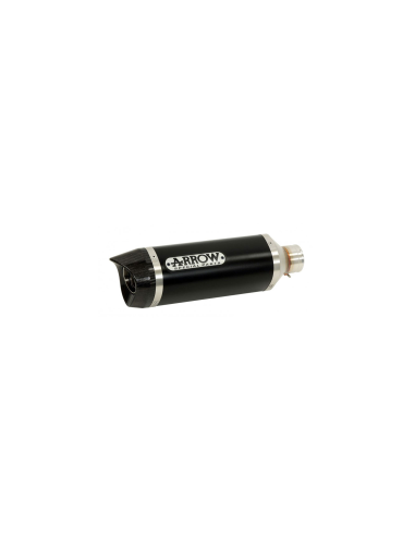 ARROW Escape aluminio negro fondo carbono Yamaha MT-03, YZF R3 / R25 15-