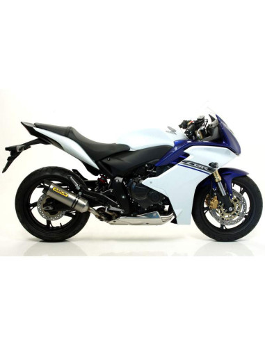ARROW Escape aluminio fondo carbono Honda CB600F 07-13/CBR600F 11-13