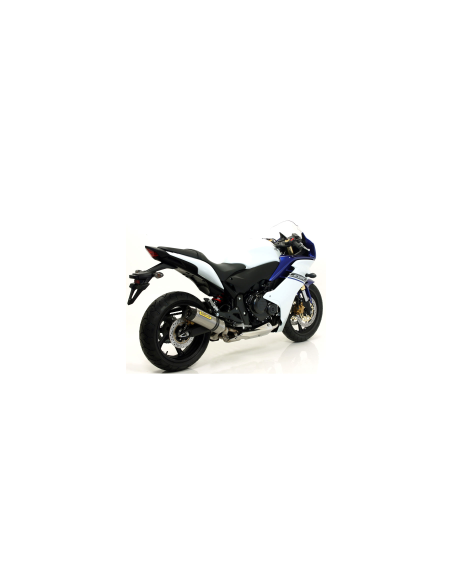 ARROW Escape aluminio fondo carbono Honda CB600F 07-13/CBR600F 11-13