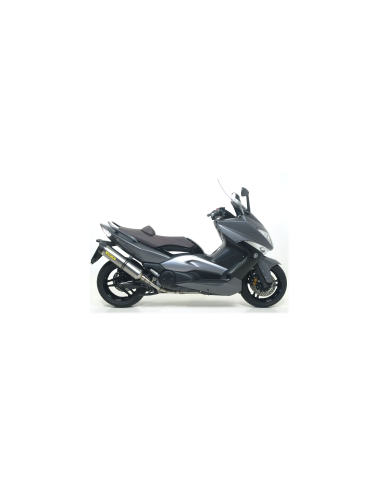 ARROW Escape aluminio fondo carbono Yamaha TMAX 530 12- / YP 500 TMAX 08-11