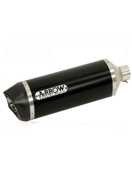 ARROW Escape aluminio negro fondo carbono Yamaha TMAX 530 12- / YP 500 TMAX 08-11