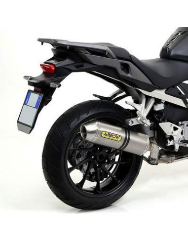 ARROW Escape aluminio fondo carbono Honda CrossRunner 800 2015-