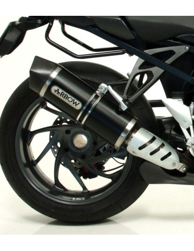 ARROW Escape aluminio negro MAXI RACE-TECH DARK BMW K1300S 12- / K1300R 09-