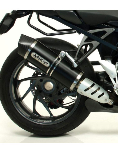 ARROW Escape aluminio negro MAXI RACE-TECH DARK BMW K1300S 12- / K1300R 09-