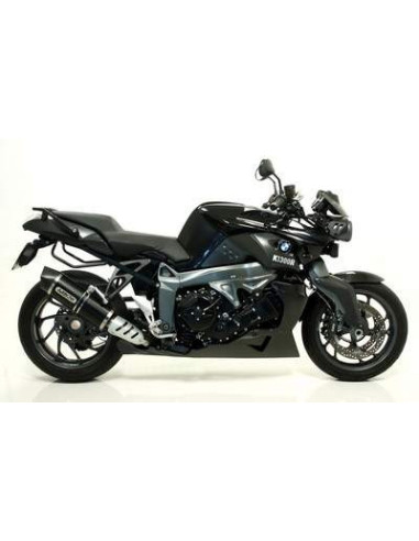 ARROW Escape aluminio negro MAXI RACE-TECH DARK BMW K1300S 12- / K1300R 09-