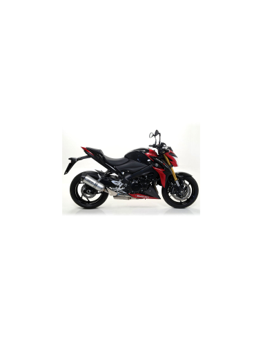 ARROW Escape aluminio fondo carbono Suzuki GSXS 1000 / 1000F 15-