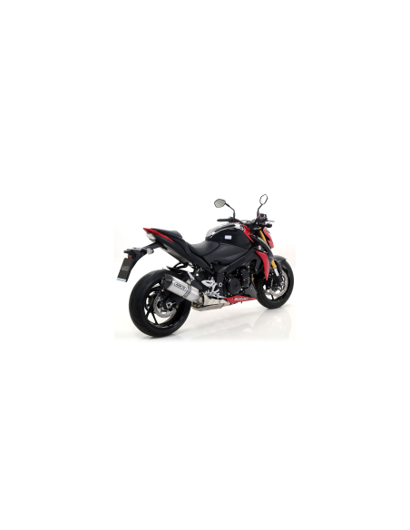 ARROW Escape aluminio fondo carbono Suzuki GSXS 1000 / 1000F 15-