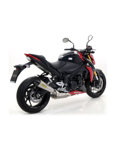 ARROW Escape acero fondo carbono X-KONE SUZUKI GSXS 1000 / GSXS 1000F 15- 2