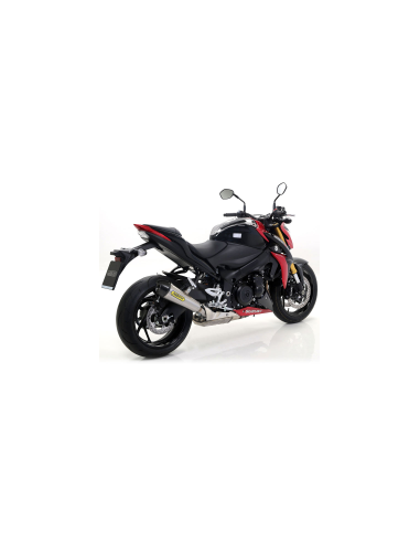 ARROW Escape acero fondo carbono X-KONE SUZUKI GSXS 1000 / GSXS 1000F 15-