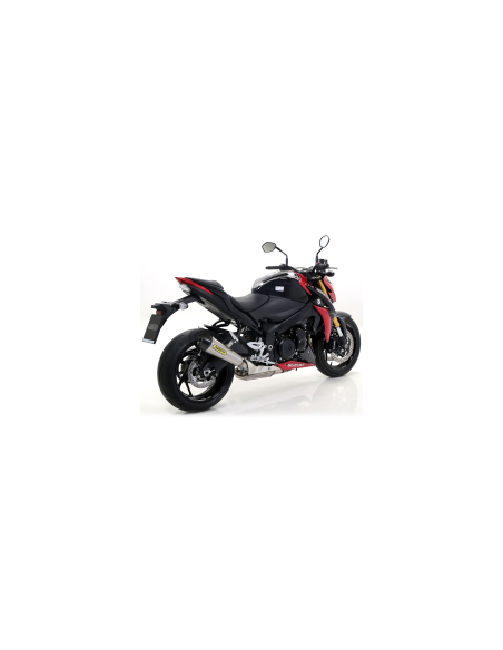 ARROW Escape acero fondo carbono X-KONE SUZUKI GSXS 1000 / GSXS 1000F 15-