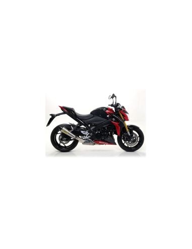 ARROW Escape acero fondo carbono X-KONE SUZUKI GSXS 1000 / GSXS 1000F 15-