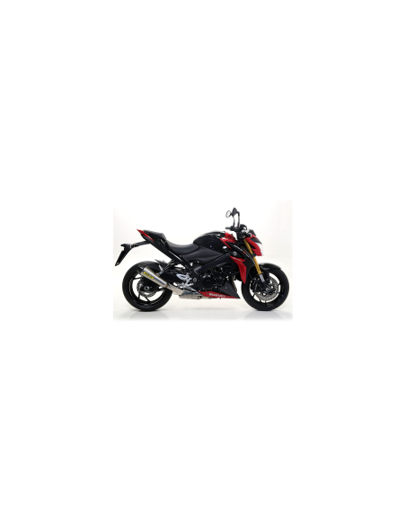 ARROW Escape acero fondo carbono X-KONE SUZUKI GSXS 1000 / GSXS 1000F 15-