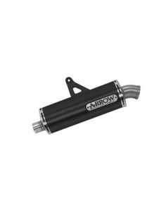 ARROW Escape aluminio negro fondo acero inoxidable HONDA CRF1000L AFRICA TWIN 16