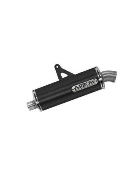 ARROW Escape aluminio negro fondo acero inoxidable HONDA CRF1000L AFRICA TWIN 16