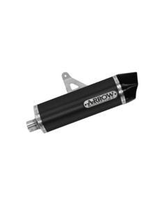 ARROW Escape aluminio negro HONDA CRF1000L AFRICA TWIN 16-17