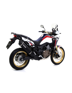 ARROW Escape aluminio negro HONDA CRF1000L AFRICA TWIN 16-17 2