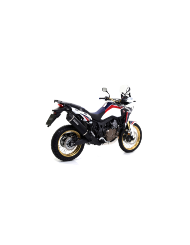 ARROW Escape aluminio negro HONDA CRF1000L AFRICA TWIN 16-17