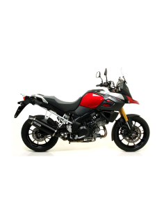 ARROW Escape aluminio negro fondo carbono Suzuki VStrom 1000 14- 2