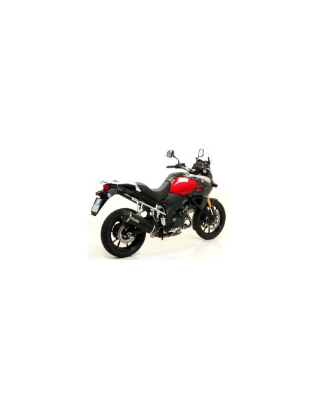 ARROW Escape aluminio negro fondo carbono Suzuki VStrom 1000 14-
